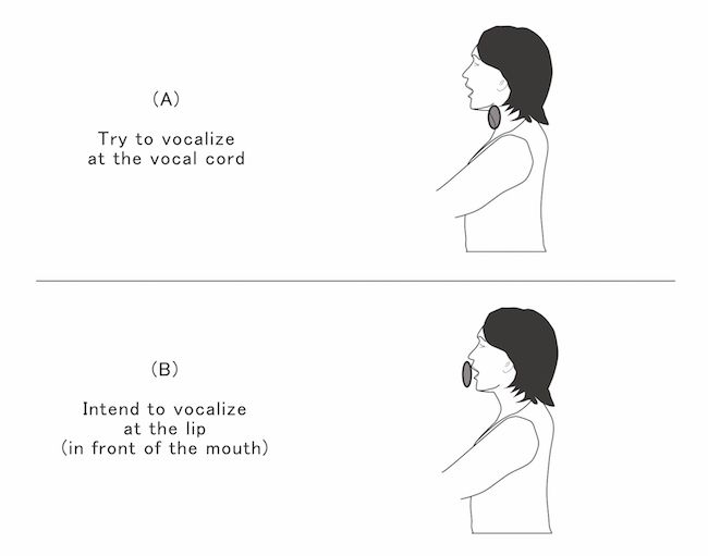 Figure 7 Two ways of vocalizing