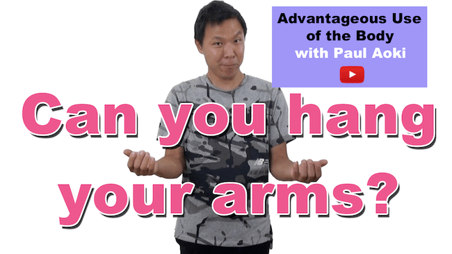Can you hang your arms?